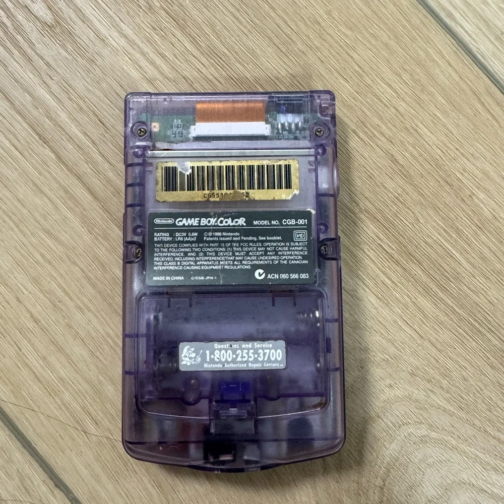 Nintendo Game Boy Color - Transparent Purple